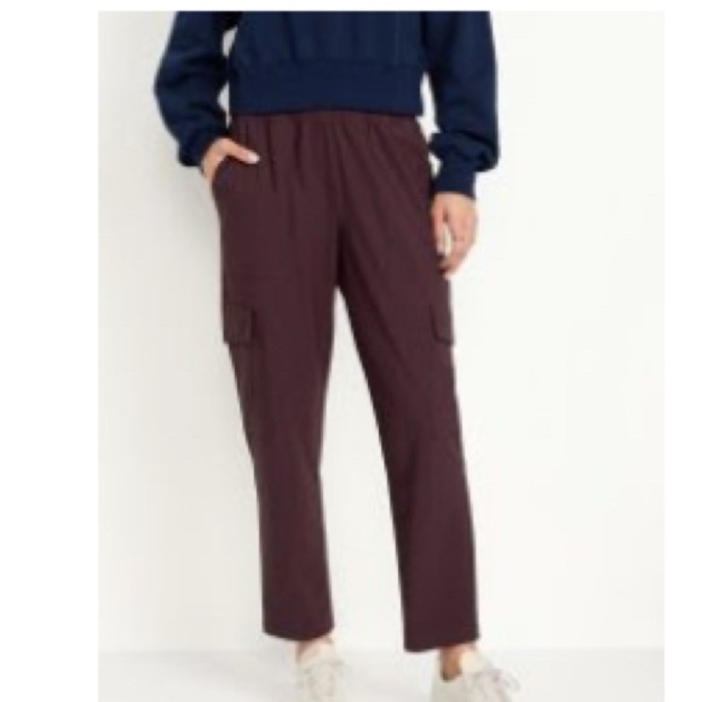 Old Navy Women's Dark plum Cargo Joggers